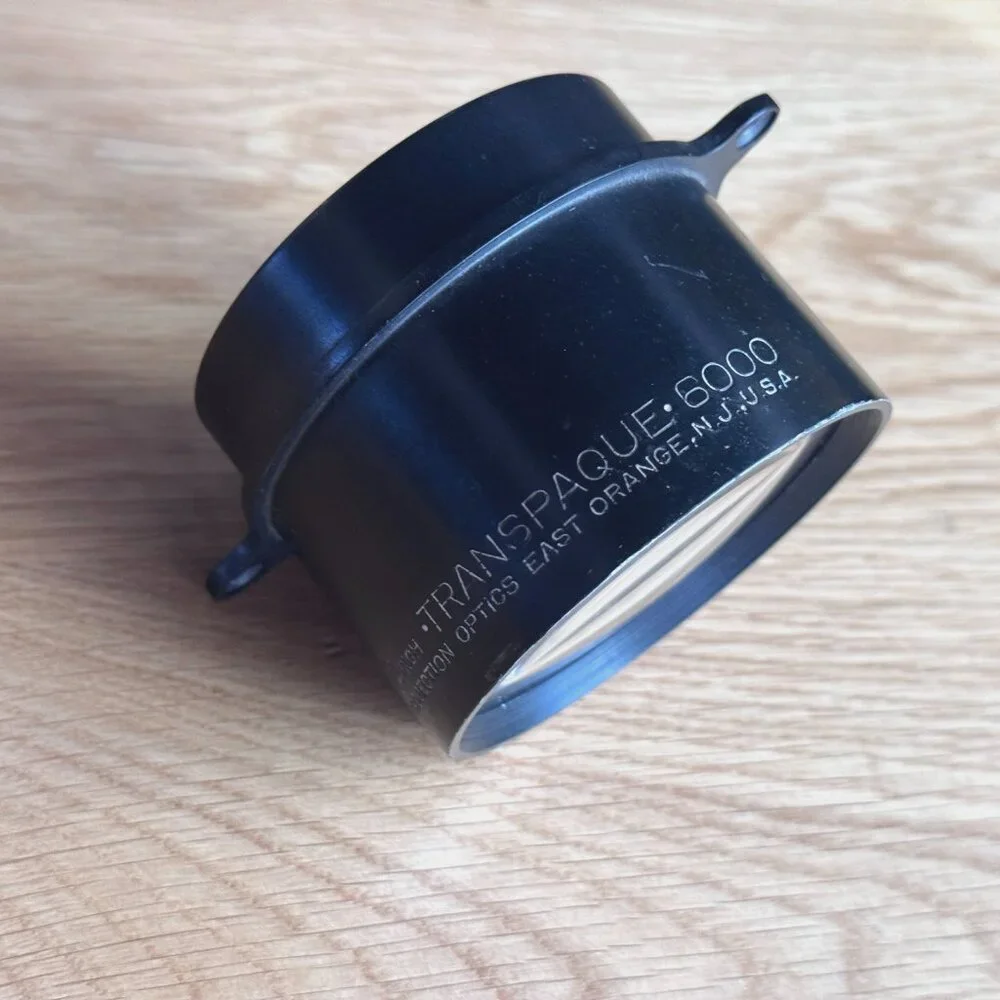 Projection Optics 14-inch Transpaque 6000 Lens, Vintage Circa 1950s